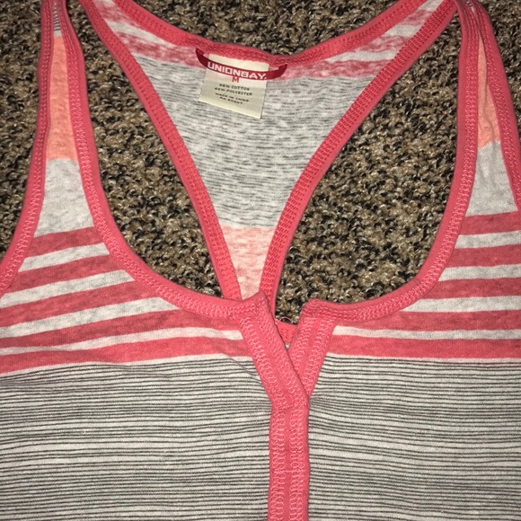 Unionbay Racerback striped tank - Picture 5 of 5